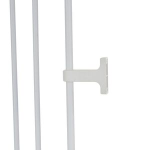 Set di 5 Recinzioni Pieghevoli Moderne Bianche per Caminetto 295.8*74.8*2cm, Accessori in Ferro e Acciaio per Caminetto Elettrico da Esterno e Arredamento Casa - Product Image 4