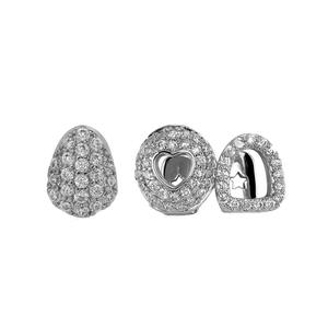 Dentaduras Postizas de Diamantes de Calidad de Exportación, Forma de Mariposa, Chapadas en Oro, Joyería de Plata Personalizada Unisex a Precio Razonable - Product Image 2