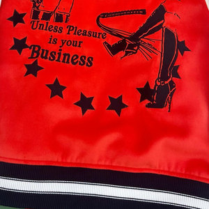 2026 New Blue Varsity <b>Jacket</b> With Embroidered Logo And Lettering Preppy Style Regular Fit Spring Wear - Product Image 6