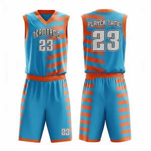 Conjunto de Uniformes de Baloncesto Personalizados Unisex 2026 con MOQ Bajo, Impresos, 100% Poliéster, Transpirables, que Absorben la Humedad y Antibacterianos para Equipos - Product Image 1