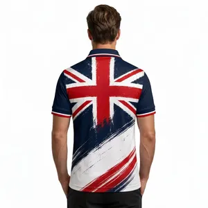 Camiseta Polo Deportiva de Secado Rápido para Hombre, Marca Storm Fit, de Poliéster, Manga Corta, Estampado por Sublimación, Corte Regular, Diseño Deportivo, Logotipo Frontal - Product Image 3