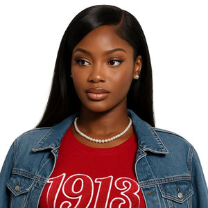 Camiseta Delta 1913 con Bordado Chenille, Prenda de Algodón Premium para Hermandades, Ropa Griega DST, Camiseta Roja de Orgullo, Servicio OEM - Product Image 2