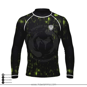 Mawra Premium – T-shirt de compression unisexe à manches courtes imprimé par sublimation, idéal pour le sport, la gym, le fitness et le streetwear - Product Image 5