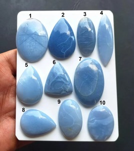 Natural <b>Blue</b> <b>Opal</b> Cabochon Lot Loose Gemstone Certified High Quality Rare Pieces Jewelry Making Pendant <b>Ring</b> Macrame - Product Image 4