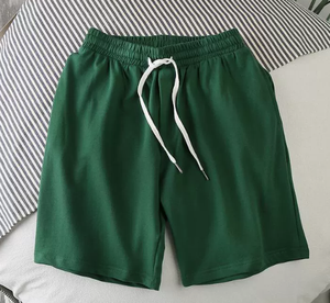 Pantalones Cortos de Satén de Color Liso para Hombre, Novedad 2026, de Corte Holgado con Cintura Ancha, Estilo 5 Puntos, Ideales para Playa, Hogar y Actividades al Aire Libre en Verano - Product Image 5