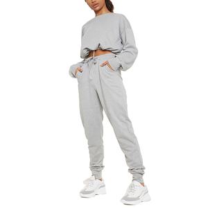 ชุดเซ็ต 2 ชิ้น เสื้อฮู้ดดี้และกางเกงวอร์มผู้หญิงไซส์ใหญ่ รุ่นฤดูใบไม้ร่วง-ฤดูหนาว ปี 2021 ผลิตจากวัสดุรักษ์โลก ระบายอากาศได้ดี น้ำหนักเบา กันลม แห้งเร็ว - Product Image 6