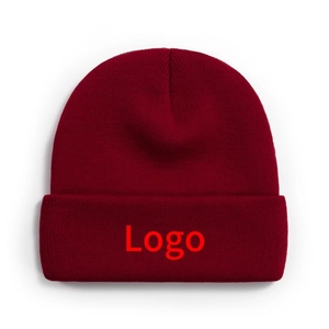 Bonnets en acrylique 100% neufs de haute qualité, chauds et tricotés pour l'hiver - Product Image 5