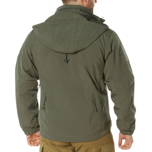 Men's <b>Lightweight</b> High-Performance Security Canvas Hooded <b>Jacket</b> Waterproof Windproof Breathable <b>Summer</b> Zipper Multiple - Product Image 2