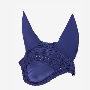 Washable horse ear cover Pakistan made breathable stylish equestrian accessory ear bonnet lightweight crochet <b>fly</b> bonnet - Product Image 3