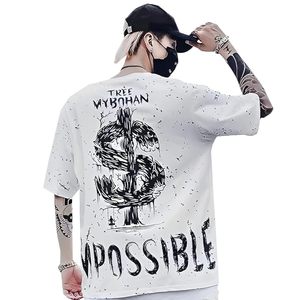 T-shirt décontracté pour homme de qualité supérieure, brodé, tricoté, design personnalisé, confortable, 100% coton, respirant, manches courtes, personnalisé - Product Image 3