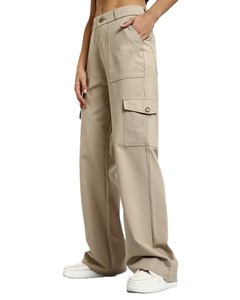 Pantalon cargo pour femme de haute qualité 100% coton, respirant, multi-poches, décontracté, vêtements de mode pour femme, sur mesure - Product Image 4