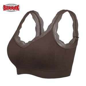Berrak Breathable Sports Bra Women High Stretch Wire Free Padded Sports Top Seamless Fitness <b>Vest</b> Absorb <b>Sweat</b> Running Yoga Bra - Product Image 1