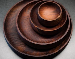 Platos de Servir Ovalados de Madera Premium Modernos y Elegantes, Vajilla Ecológica y Duradera para el Hogar, Restaurantes y Servicios de Catering - Product Image 5