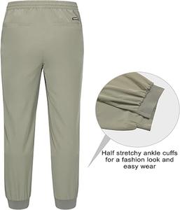 กางเกงขายาวทรงตรงสำหรับผู้ชาย คุณภาพสูง แห้งเร็ว ยั่งยืน ทนทาน มีเชือกผูกเอว น้ำหนักเบา คลาสสิก - Product Image 6