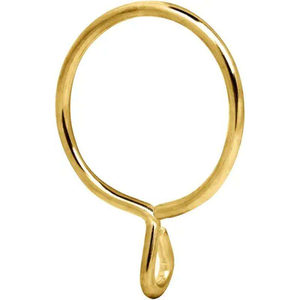 Anneau de rideau métallique avec clip de fixation pour fenêtre domestique, support pour tringles à rideaux, rails et accessoires de rideaux de qualité supérieure - Product Image 5