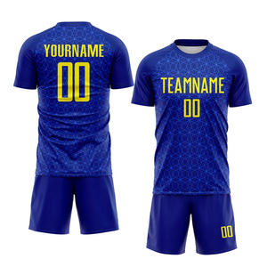 Breathable Athletic Sportswear Set Manufacturer Custom Soccer Jersey Shorts Set Quick Dry Polyester Sportswear <b>for</b> Training - Product Image 1