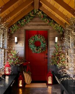 Lanterne de Noël LED la plus vendue, lumières féériques, lanterne décorative en métal, lanterne à bougie, décoration de table et de fête de Noël pour l'intérieur et l'extérieur - Product Image 5