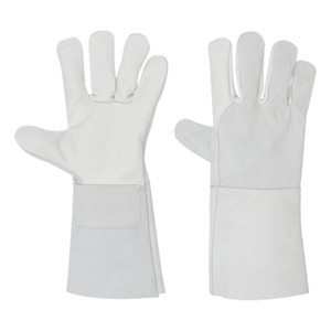 Guantes de Soldadura TIG de Cuero Vacuno y Piel de Vacuno con Grano, Certificación CE, Antiestáticos, con Puño de Seguridad, Alto Rendimiento, Protección Personal - Product Image 1