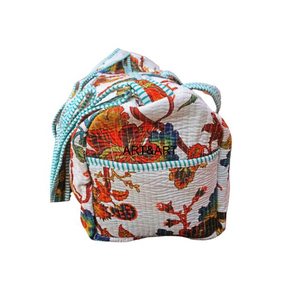 Bolsa de Viaje Acolchada de Algodón Hecha a Mano, Bolsa de Deporte de Lujo para Fin de Semana, Plegable, Ligera, con Cierre Seguro, Duradera, Multiusos - Product Image 2