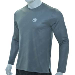 Camiseta de Manga Larga Lisa Personalizada para Hombre, Ropa Masculina al por Mayor, Camiseta de Cuello Redondo de Alta Calidad - Product Image 6