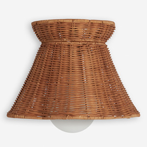 Natural rattan <b>wall</b> lampshades top-pick decorative <b>wall</b>-mounted light shade cheap cost <b>sconce</b> lamp - Product Image 1