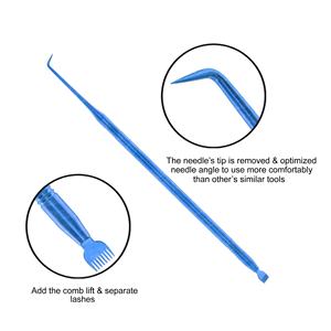 Outil de toilettage de levage de cils parfait pour l'artiste de cils Outil de séparation de faux cils de haute qualité avec marque privée - Product Image 2