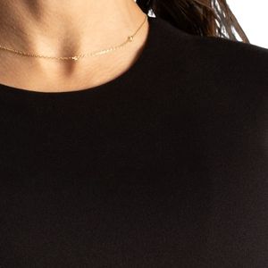 Haut court côtelé personnalisé pour femme, à manches courtes, pour le yoga, la gym, l'entraînement et le fitness, respirant, vêtement de sport d'été, vente en gros - Product Image 4