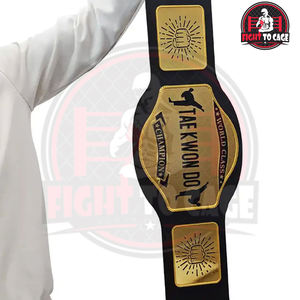 Créez votre propre ceinture de championnat personnalisée légère et réglable en cuir pour MMA, lutte, boxe et arts martiaux mixtes - Product Image 6