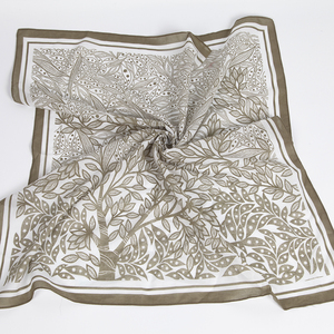 Foulard carré en coton personnalisé, imprimé feuilles jaunes, bandana, couvre-chef, mouchoir - Product Image 5