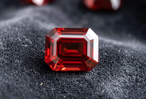 Superbe grenat rouge en vrac, forme octogonale 8x6mm, pierre facettée à prix de gros - Product Image 6