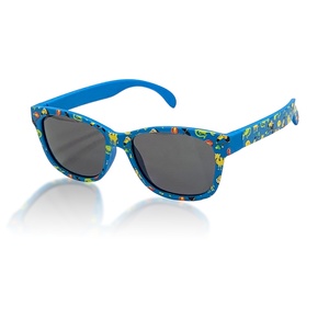 Gafas de Sol para Niños Hechas en Taiwán, Personalizadas, Blancas y Azules, con Protección UV400, Lentes Irrompibles, Material Flexible y Plegable - Product Image 3