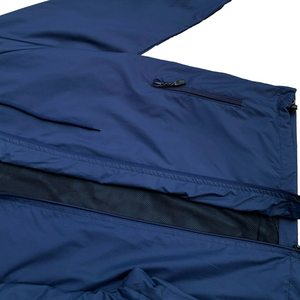 Unisex Navy Blue <b>Tracksuit</b> Set Full Length Zipper Closure Side Pockets Lightweight Polyester Casual Spring Style - Product Image 5