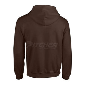 Sweat-shirts chauds en polaire pour hommes avec fermeture éclair sur le devant, poches latérales et style décontracté tendance - Product Image 4