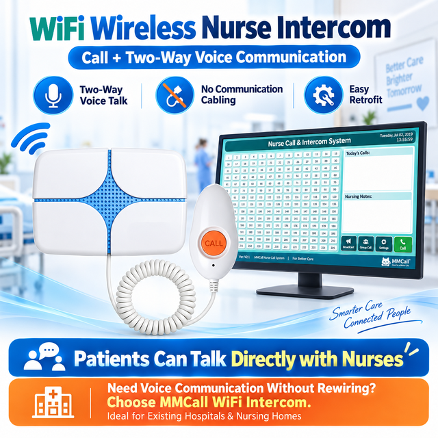 Intercom System for Hospital Clinics Senior Houses Patient Call