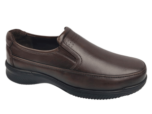 Zapatos Formales de Hombre, Estilo Slip-On, Parte Superior de Piel de Oveja, Suela de EVA, Punta Cerrada, Antideslizantes, con Amortiguación de Aire, para Oficina y Carrera Profesional - Product Image 1