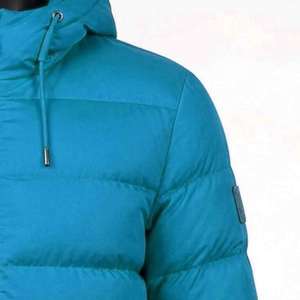 Heavyweight Puffer <b>Jacket</b> with Hood Cold Weather Coat <b>Lightweight</b> <b>Packable</b> Friendly Coat Custom Printed Puffer <b>Jackets</b> - Product Image 5