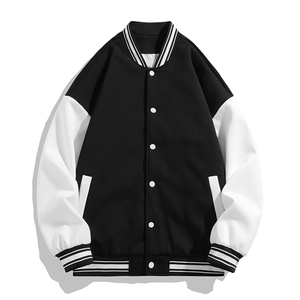 High Quality Cotton Blend Varsity Jacket <b>Men</b> and Women Custom logo EmbroideryBaseball Letterman Varsity Jacket - Product Image 1