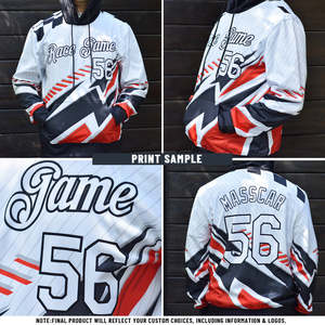 เสื้อฮู้ดทีมกีฬาพิมพ์ลายทั้งตัวตามสั่ง พร้อมชื่อสโมสร แบบซับลิเมชั่น ผ้าฟลีซโพลีเอสเตอร์ 100% เสื้อฮู้ดสำหรับฝึกซ้อม ขายส่ง - Product Image 6