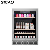 SICAO 2-22C °   Armoire réfrigérée à vin à température et humidité contrôlées, réfrigérateur à boissons, cave à vin, refroidisseur à vin