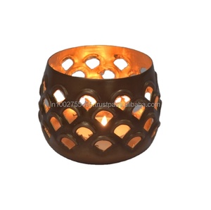 Unique Design Metal Tea Light <b>Holder</b> <b>Candle</b> <b>Holders</b> Lanterns and Jars for Christmas <b>Dinner</b> Room Decor Handmade - Product Image 1