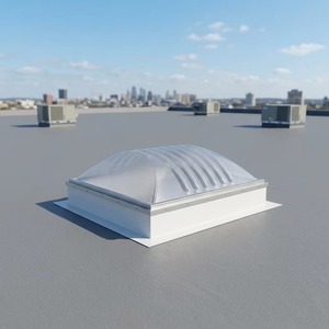 Cúpula de Techo de Policarbonato Resistente a Impactos y a la Intemperie con Borde de Techo de Plástico Personalizado para Techos Industriales - Product Image 5