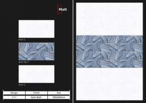 Carreaux de porcelaine contemporains mats anti-taches 300x600 mm, conçus pour les espaces résidentiels et commerciaux, offrant une entretien facile et une protection anti-… - Product Image 4