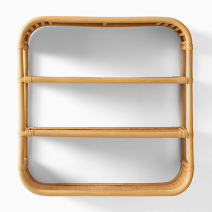 Hot Item Rattan <b>Wall</b> <b>Shelf</b> <b>Floating</b> Display <b>Shelf</b> Nursery Storage Organizer Kids Room Home Decorative <b>Shelf</b> Wholesale - Product Image 2