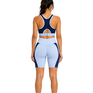 Conjunto deportivo clásico sin costuras para mujer, suave y elástico, para gimnasio, entrenamiento, fitness, correr y estilo de vida activo. - Product Image 2