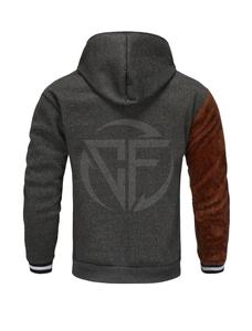 เสื้อฮู้ดแบบสวมหัวของผู้ชายเสื้อผ้าแนวสตรีทแฟชั่นสำหรับฤดูหนาวออกแบบได้ตามต้องการ - Product Image 2