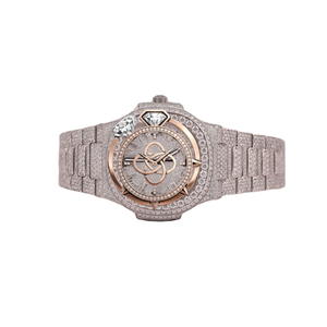 Reloj de Lujo para Hombre con Diamantes Moissanite de Alta Gama, Piedras VVS, Pulsera Completa con Incrustaciones - Product Image 1