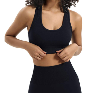 Seamless Women Active wear Yoga Set Quick Dry Sports Bra and <b>Leggings</b> for Gym <b>Workout</b> Running and Fitness - Product Image 4