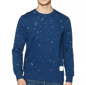 Imprimer élégant sweat léger hommes à manches longues haute qualité hiver saison coton tenue décontracté respirant pull sweat - Product Image 1