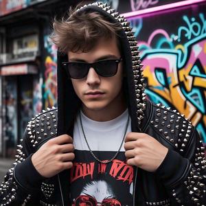 Sudaderas con capucha con estampado de soplo de peso pesado de 480gsm para hombre, sudadera de algodón 100%, ropa de calle personalizada, sudaderas con capucha para hombre - Product Image 2