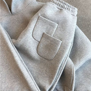 Conjunto Deportivo Personalizado de Felpa 100% Algodón, Estilo Holgado, con Capucha, para Hombre, Invierno - Product Image 2